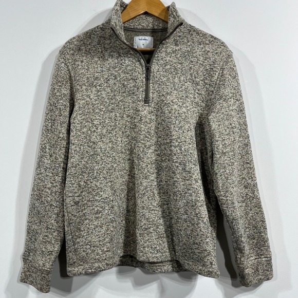 Old Navy Tops - Old Navy Womens Sporty Sweater Fleece Quarter‎ Zip Pullover Medium Granola Layer